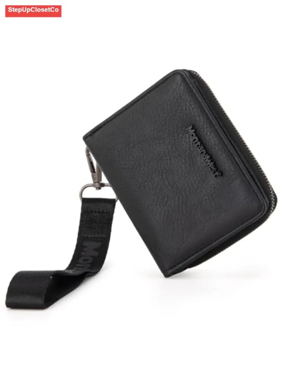 Small Wristlet Wallet Women RFID Blocking Faux Leather Lightweight